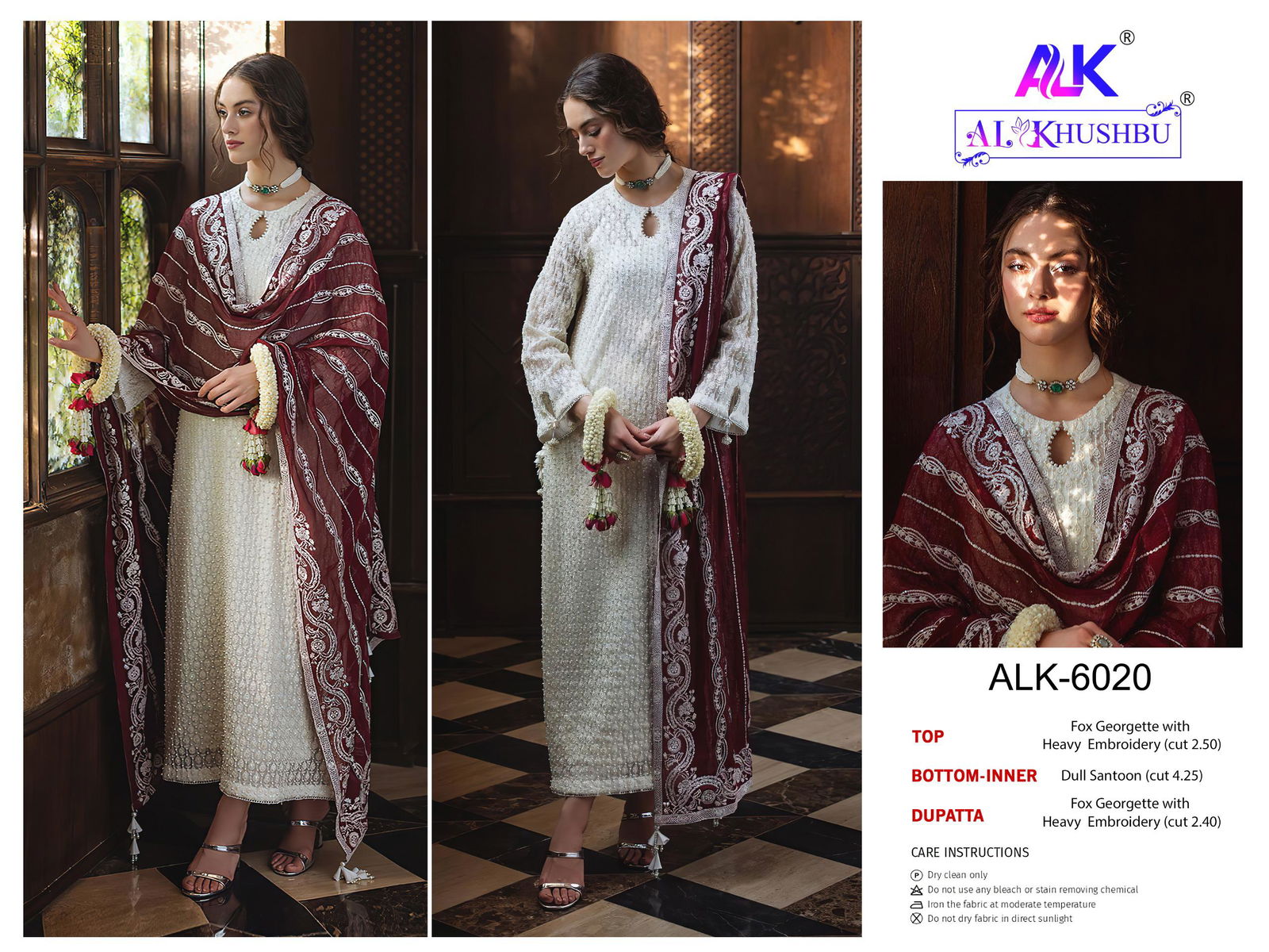 Afifa Vol 3 By Al Khushbu Georgette Pakistani Suits Wholesale In India